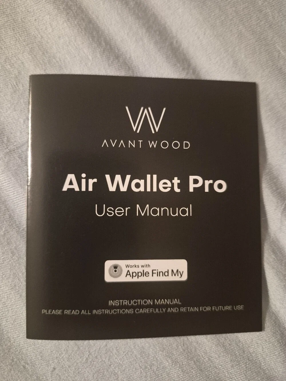 Avant Wood Men's Wood & Blue Resin Slim Wallet
